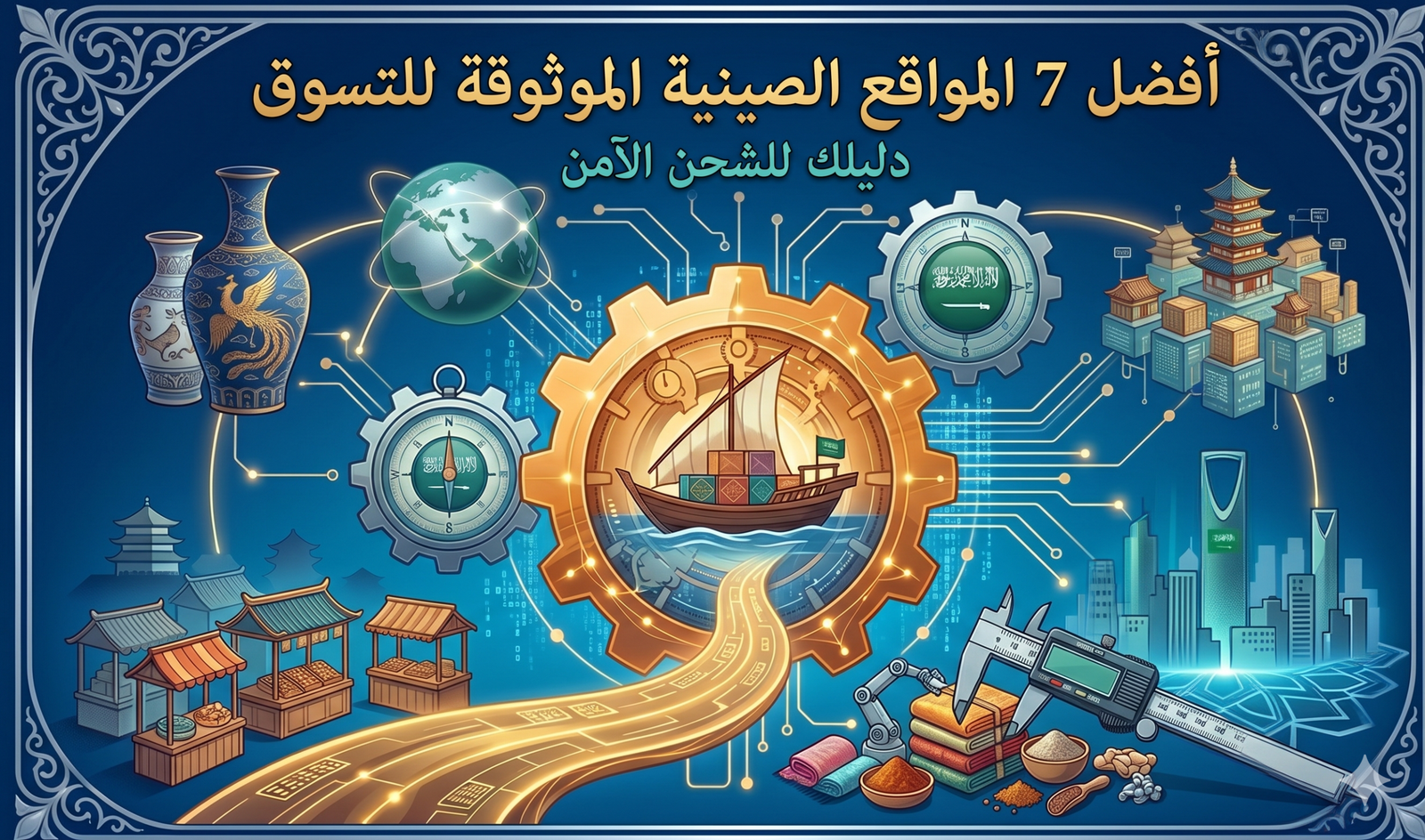 خطوات تأمين رحلة بضاعتك من الصين للسعودية