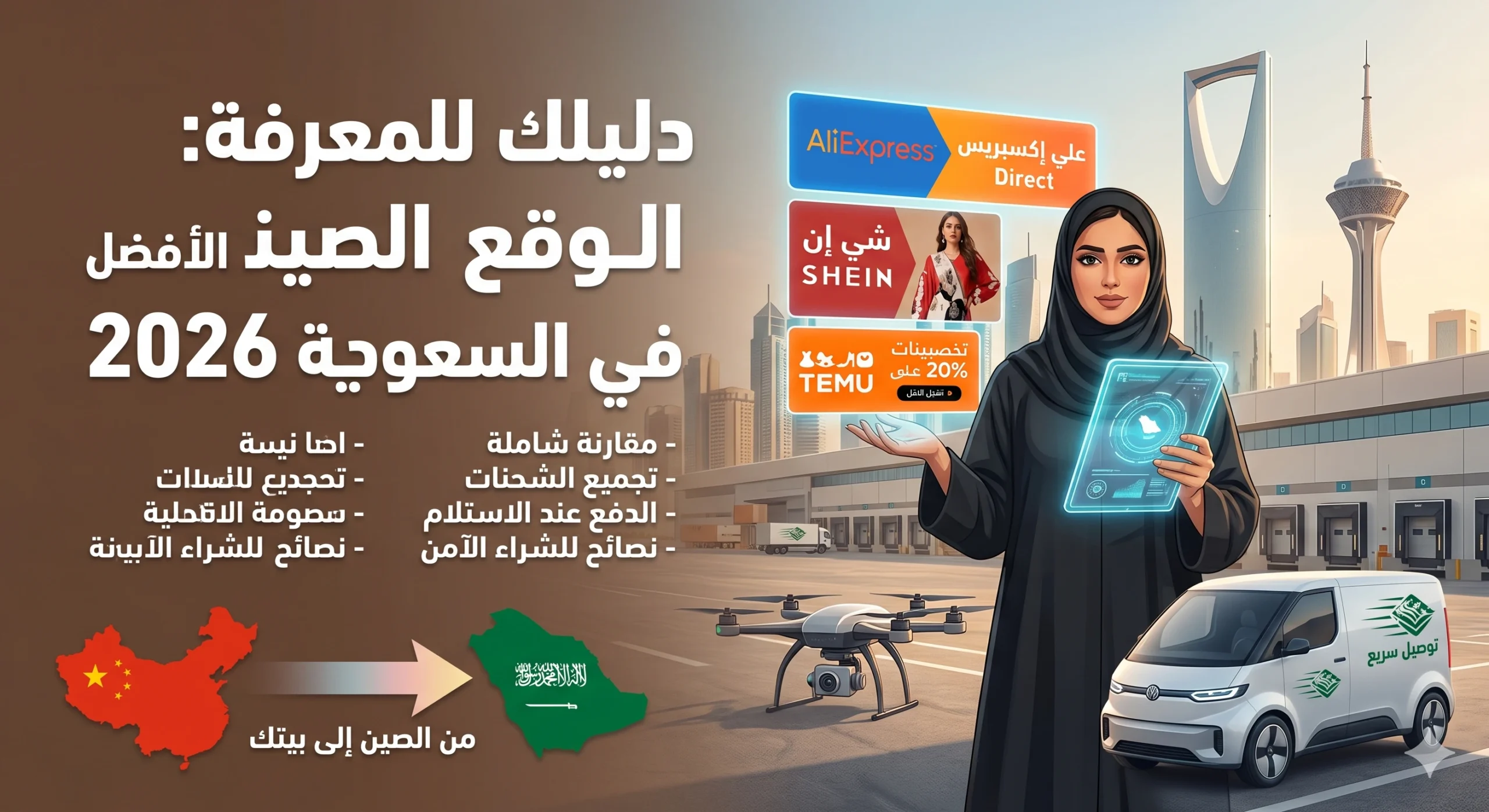 أهمية الربط اللوجستي مع المواقع الصينية