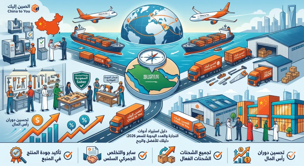 استيراد أدوات النجارة والعدد اليدوية