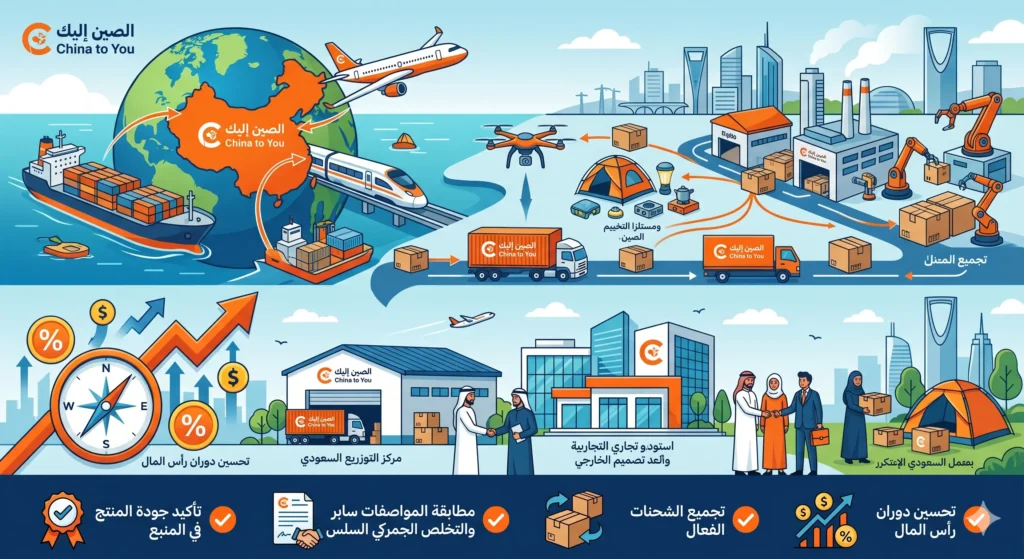 استيراد الخيام المبتكرة ومستلزمات التخييم