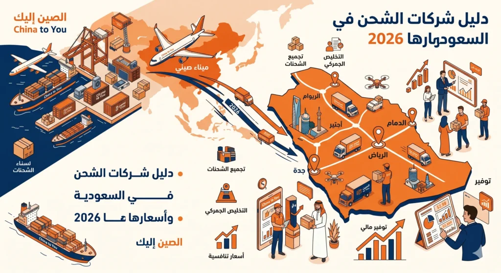 شركات الشحن في السعودية وأسعارها