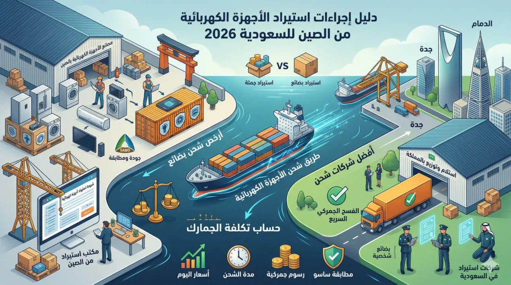 استيراد الأجهزة الكهربائية من الصين
