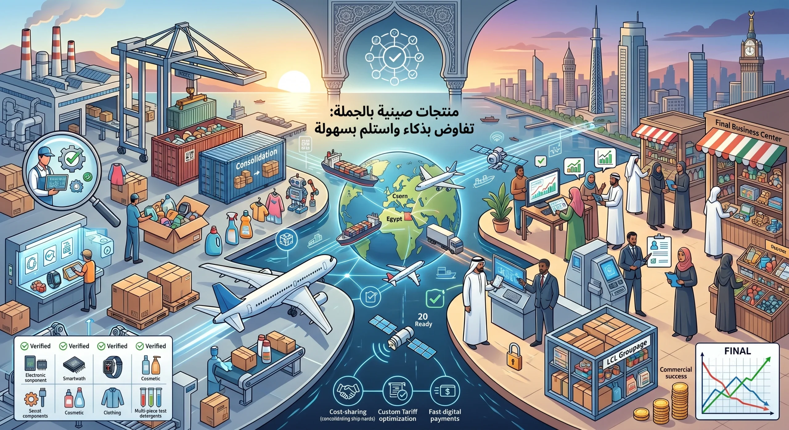 خريطة الطريق لاستلام بضاعتك في باب المنزل
