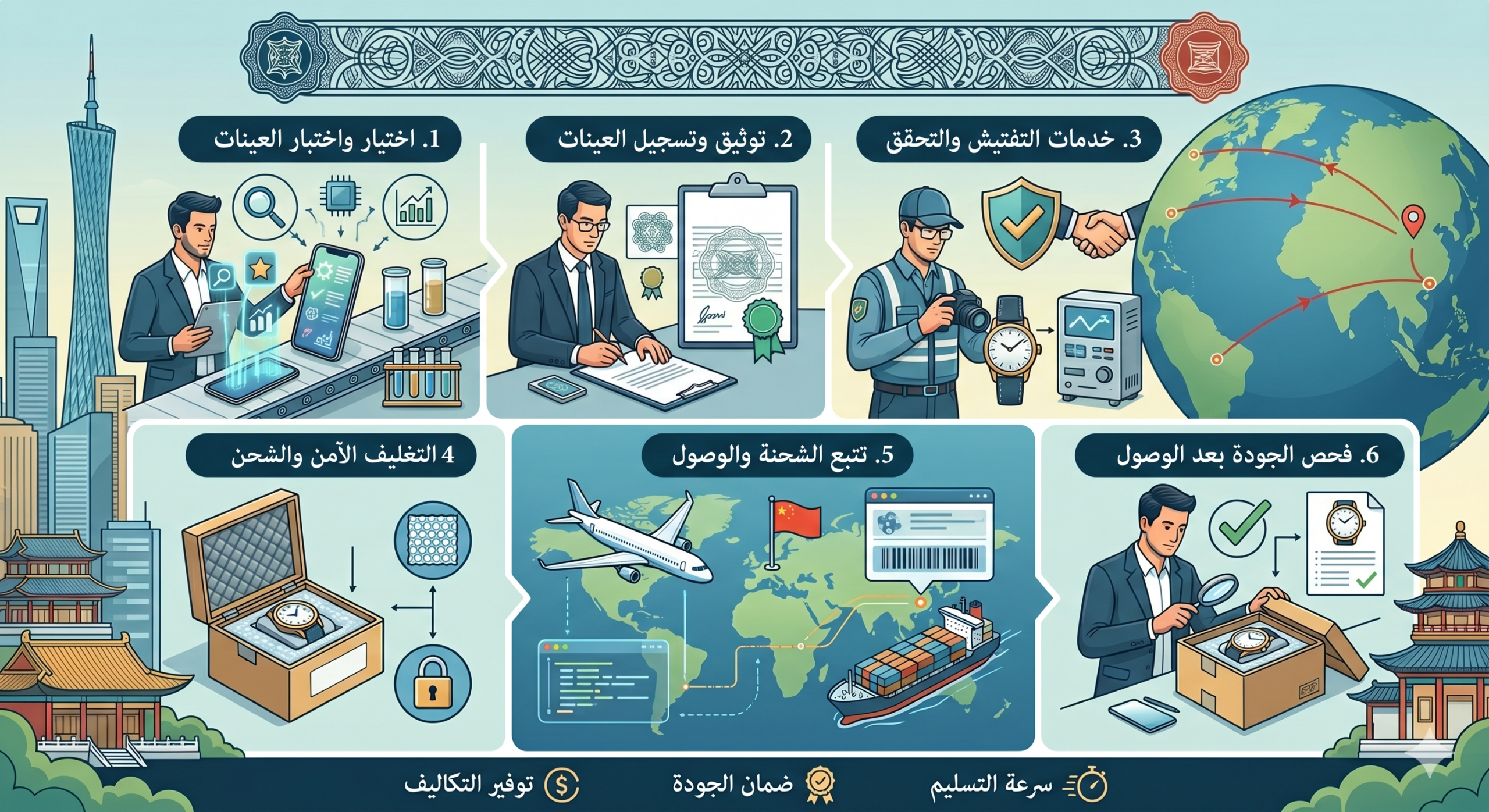 استراتيجيات خفض تكلفة الوزن الحجمي عند شحن العينات التجارية للمملكة