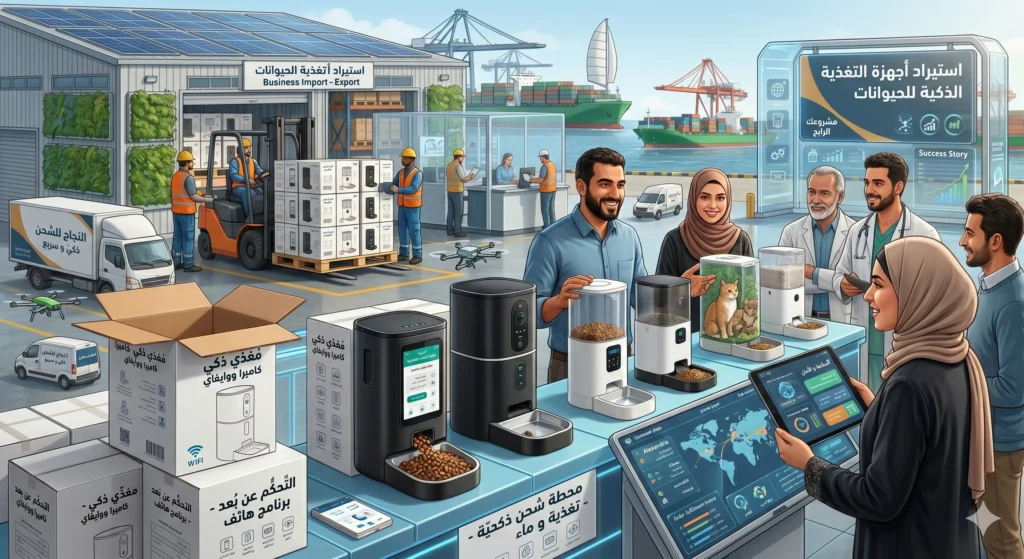 استيراد أجهزة التغذية الذكية للحيوانات