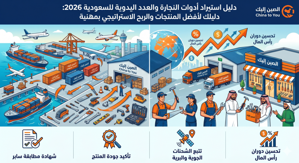 استيراد أدوات النجارة والعدد اليدوية