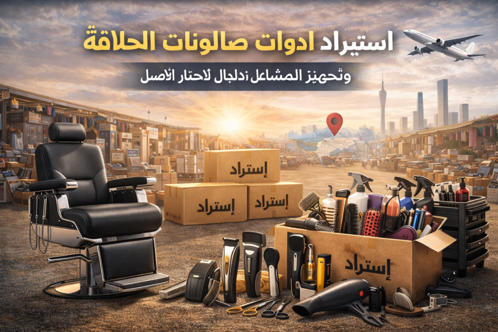 استيراد أدوات صالونات الحلاقة وتجهيز المشاغل