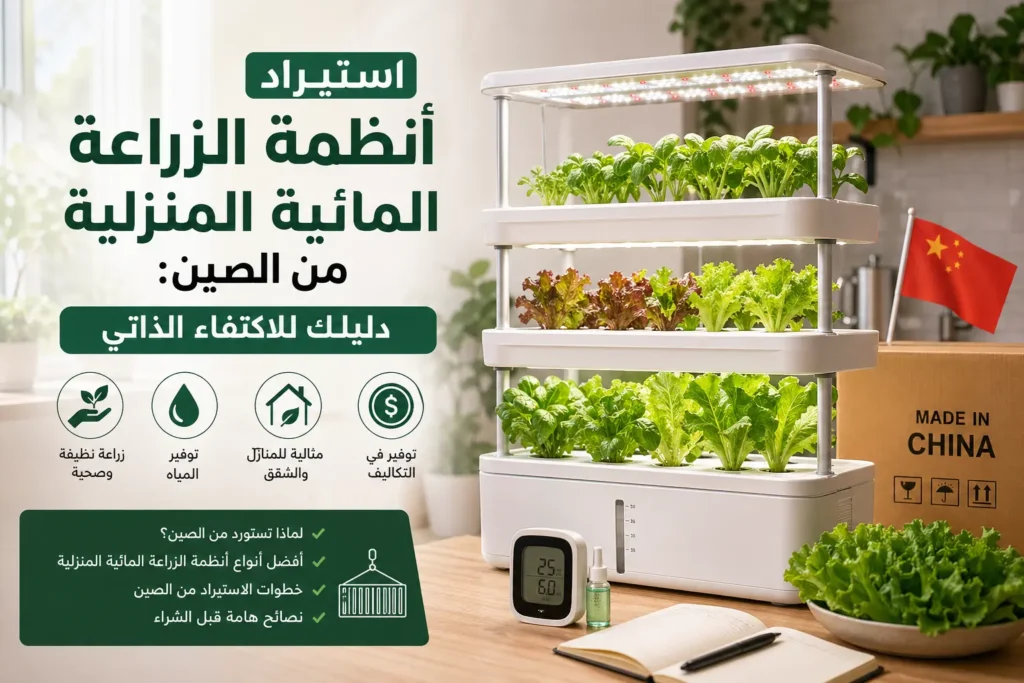 استيراد أنظمة الزراعة المائية المنزلية