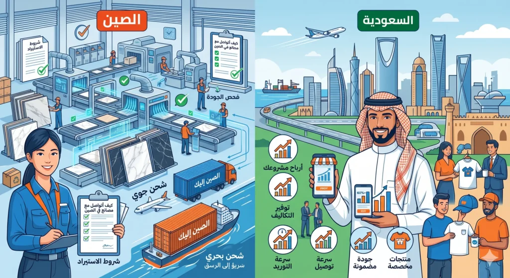 استيراد السيراميك والبورسلان
