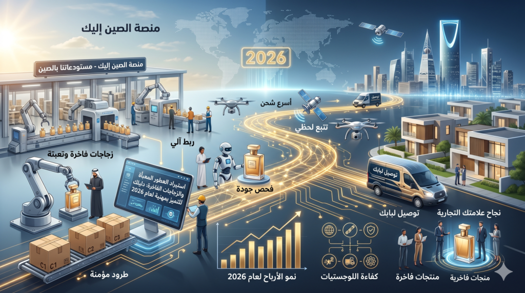 استيراد العطور المعبأة والزجاجات الفاخرة