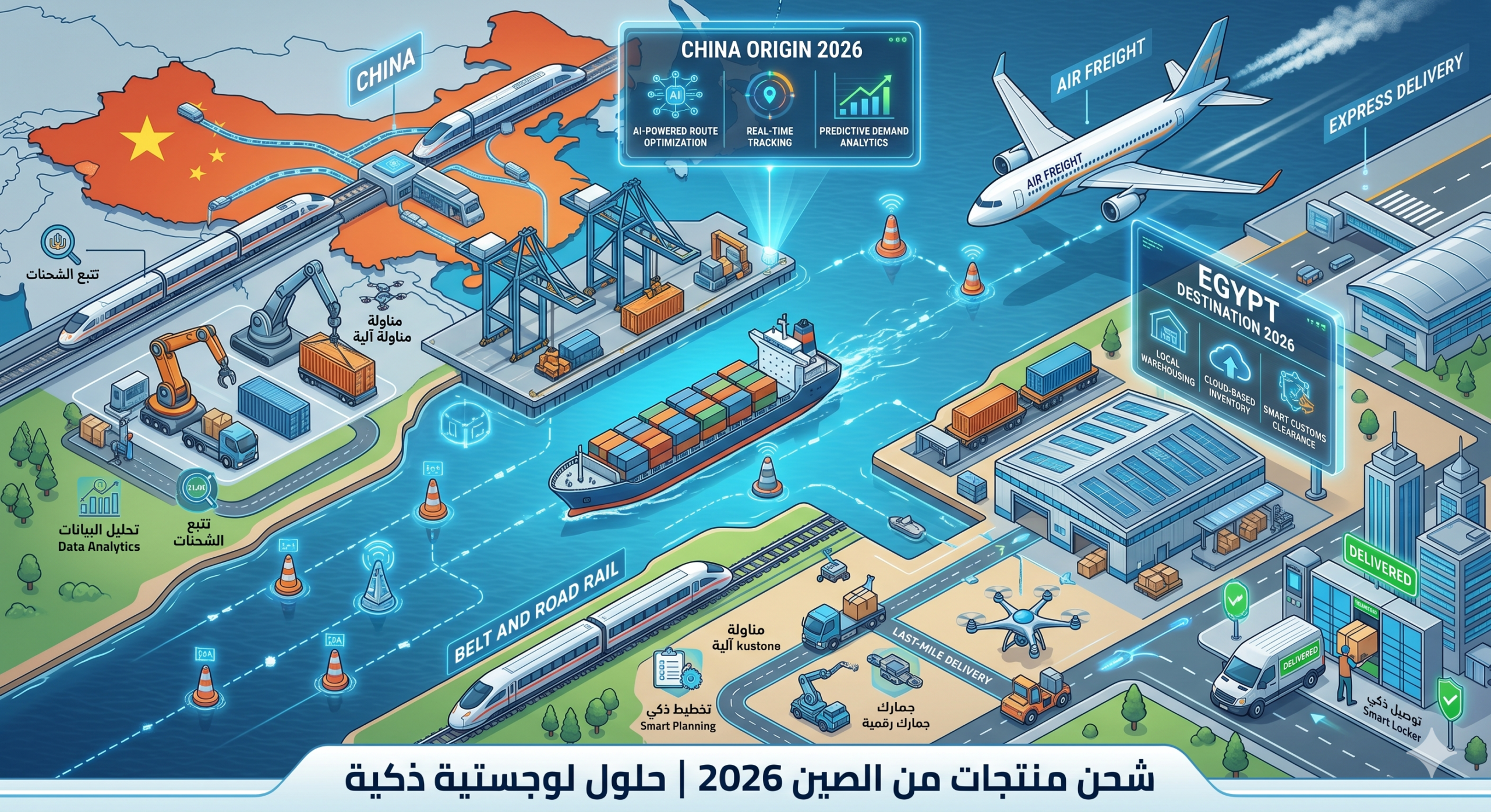 خطوات لنجاح عملية شحن منتجات من الصين