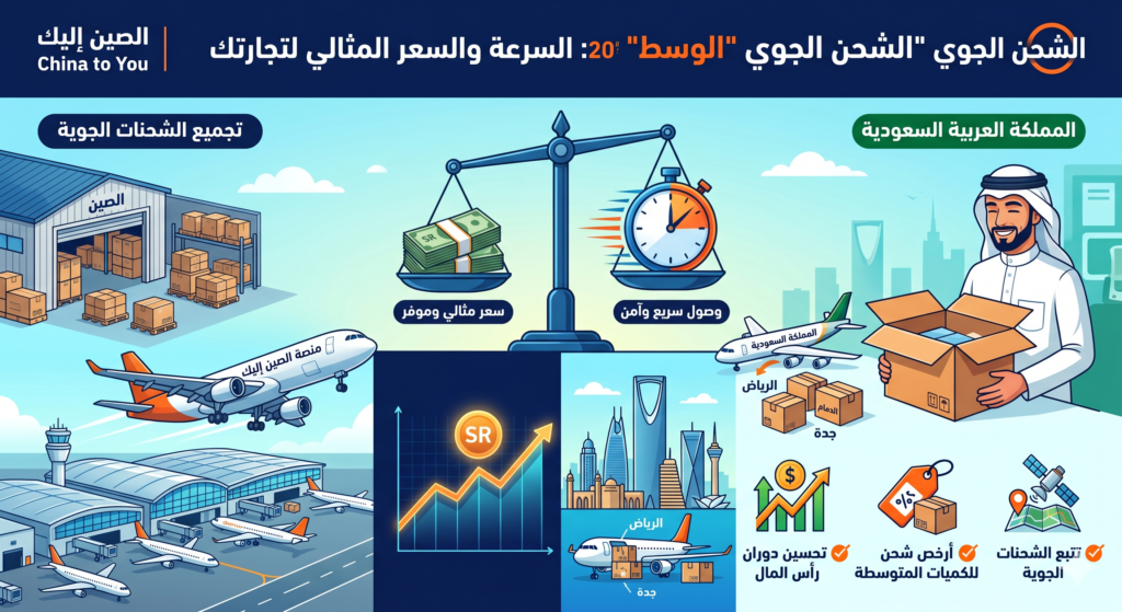 الشحن الجوي الوسط