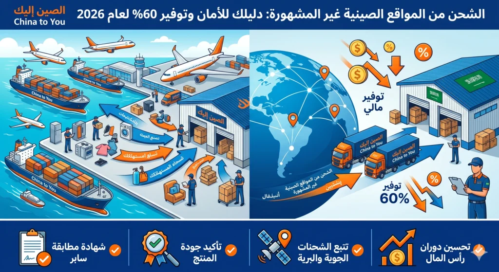 الشحن من المواقع الصينية غير المشهورة كيف تتالشحن من المواقع الصينية غير المشهورة
