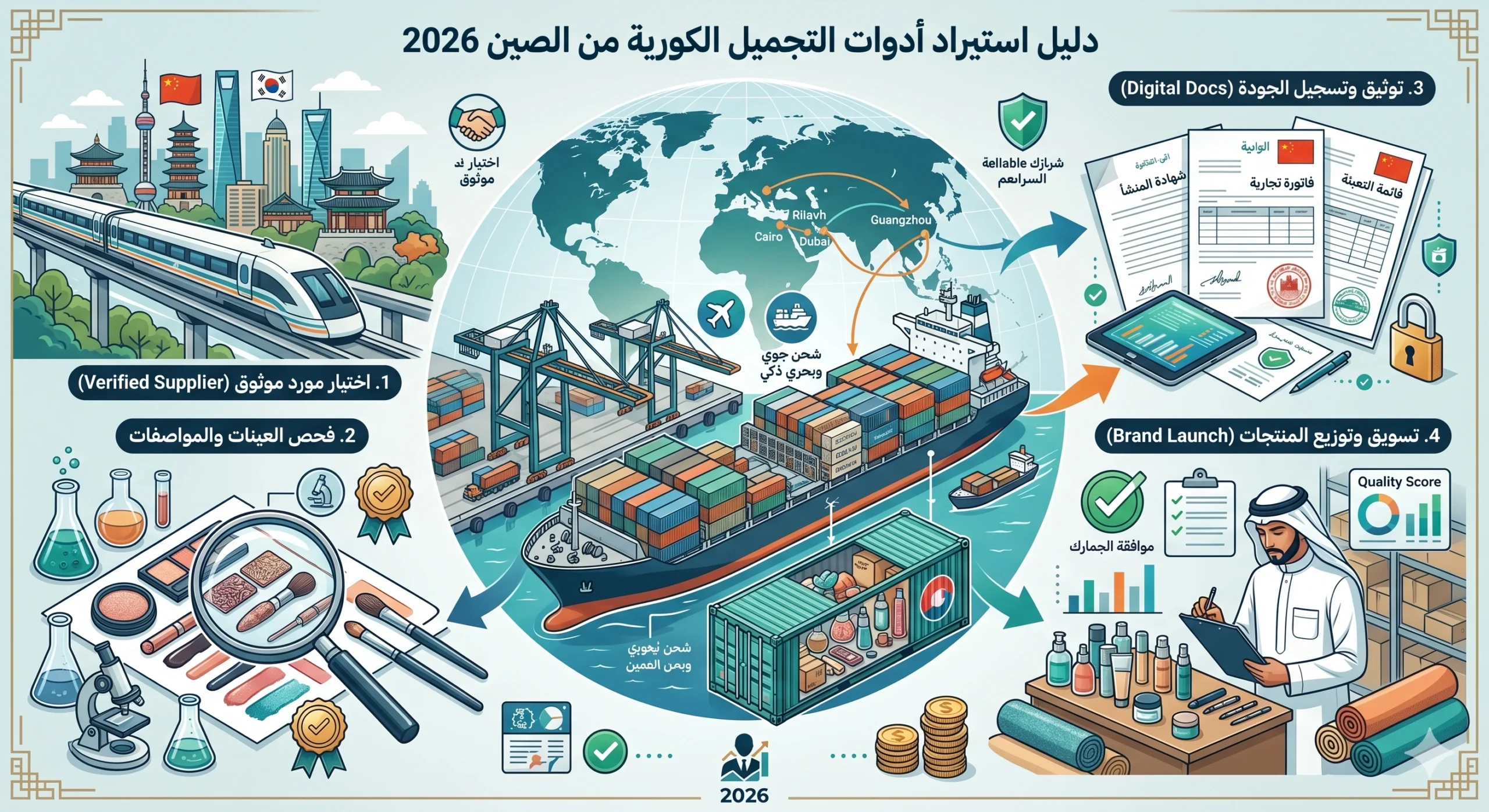 خطوات لتأسيس براند تجميل ناجح من الصين
