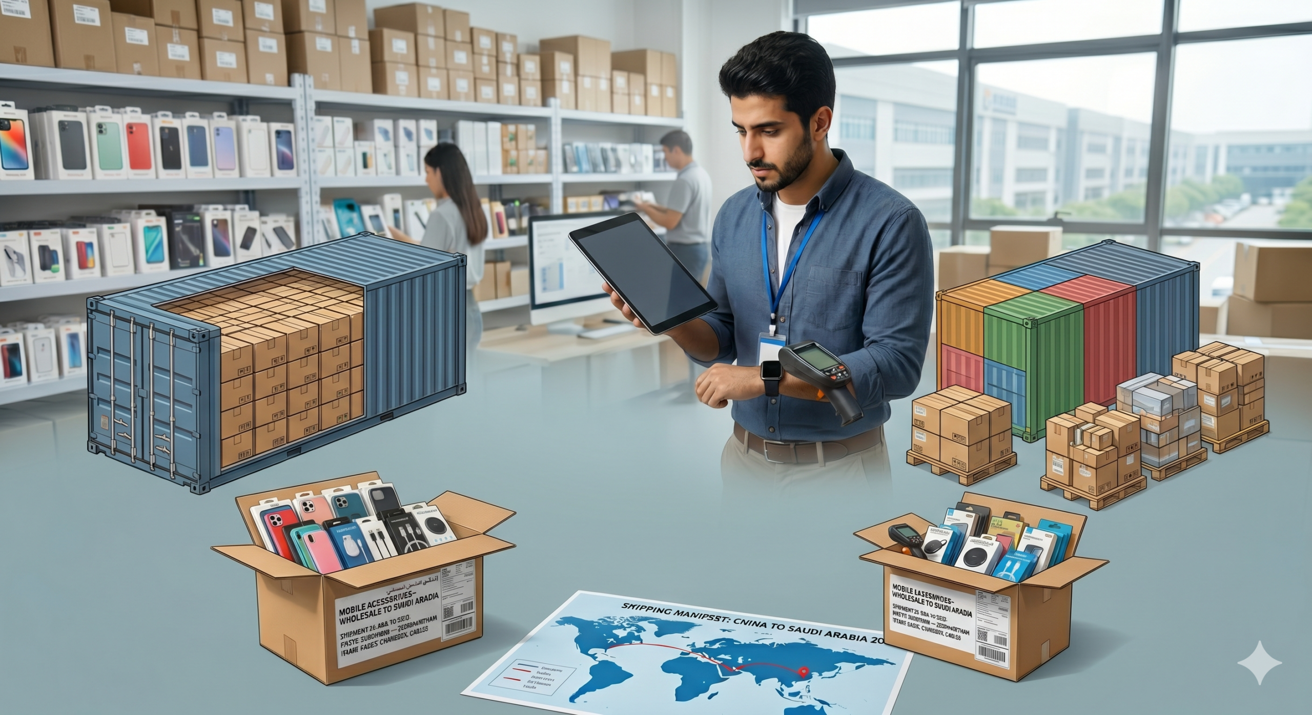 خطوات تنفيذية لاختيار الأنسب من الفرق بين شحن FCL و LCL من الصين للسعودية