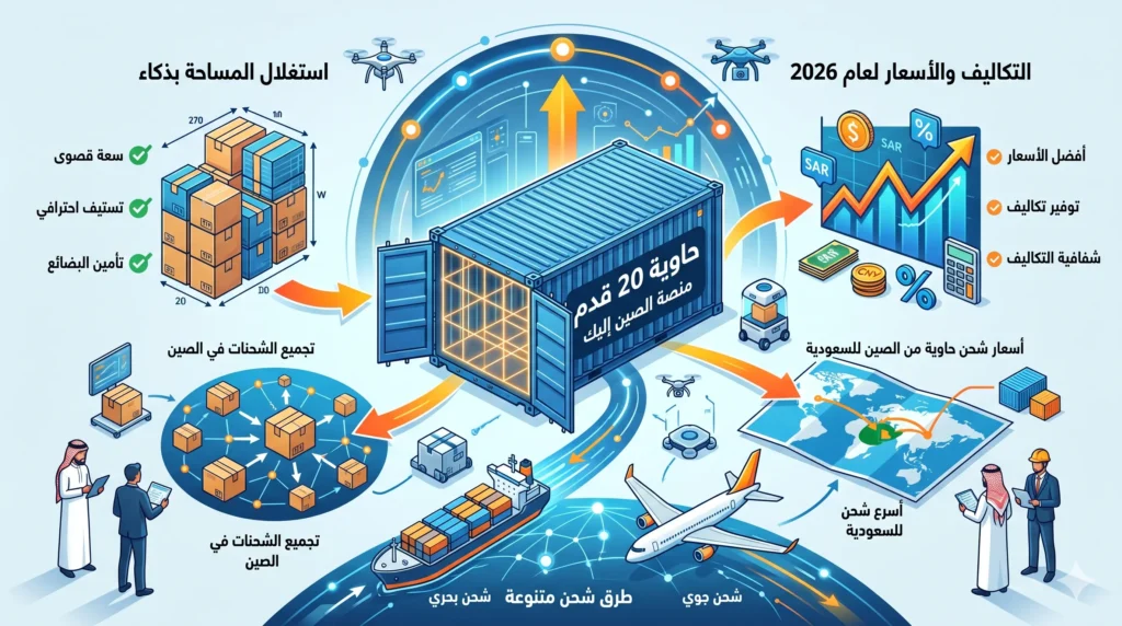 حاوية 20 قدم
