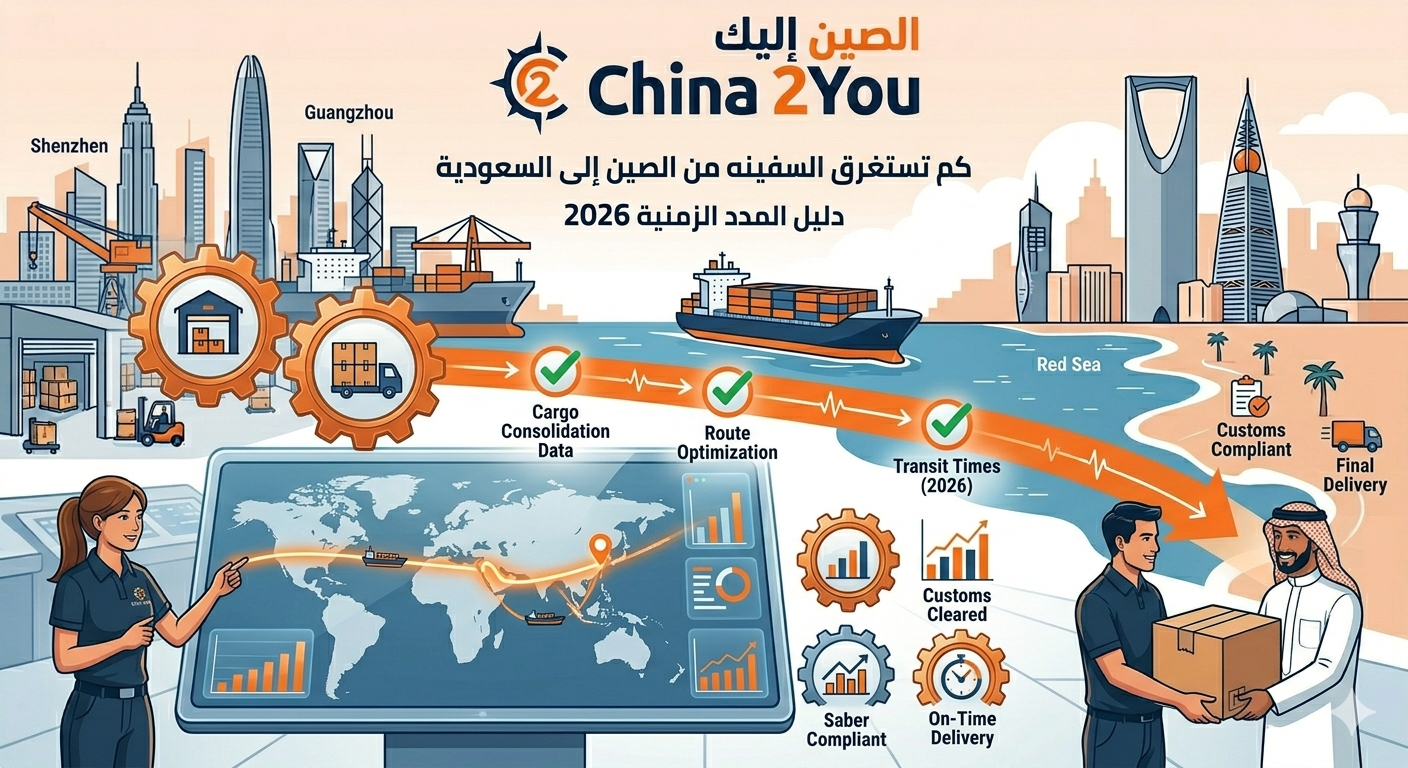 خطوات لاختصار زمن أي كم تستغرق السفينه من الصين الى السعوديه