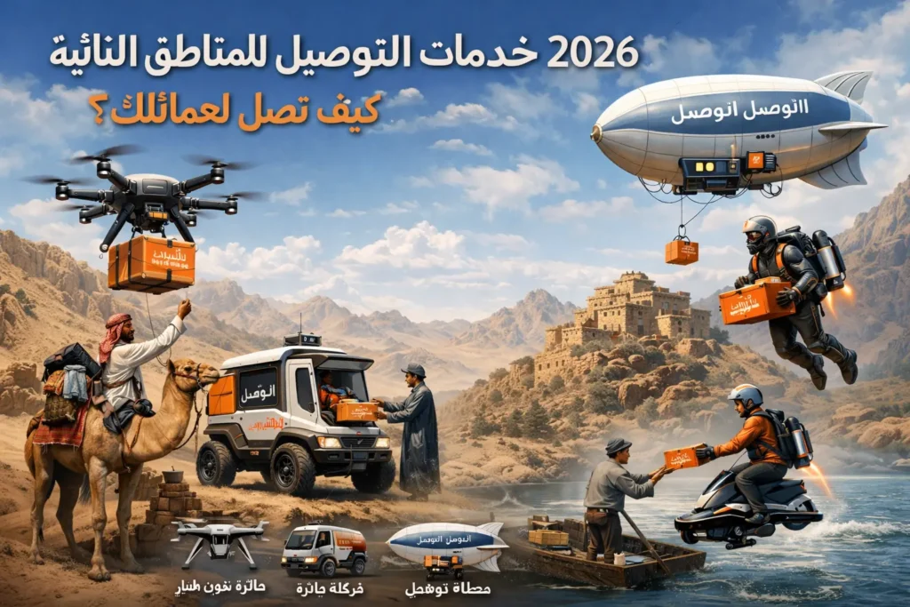 خدمات التوصيل للمناطق النائية