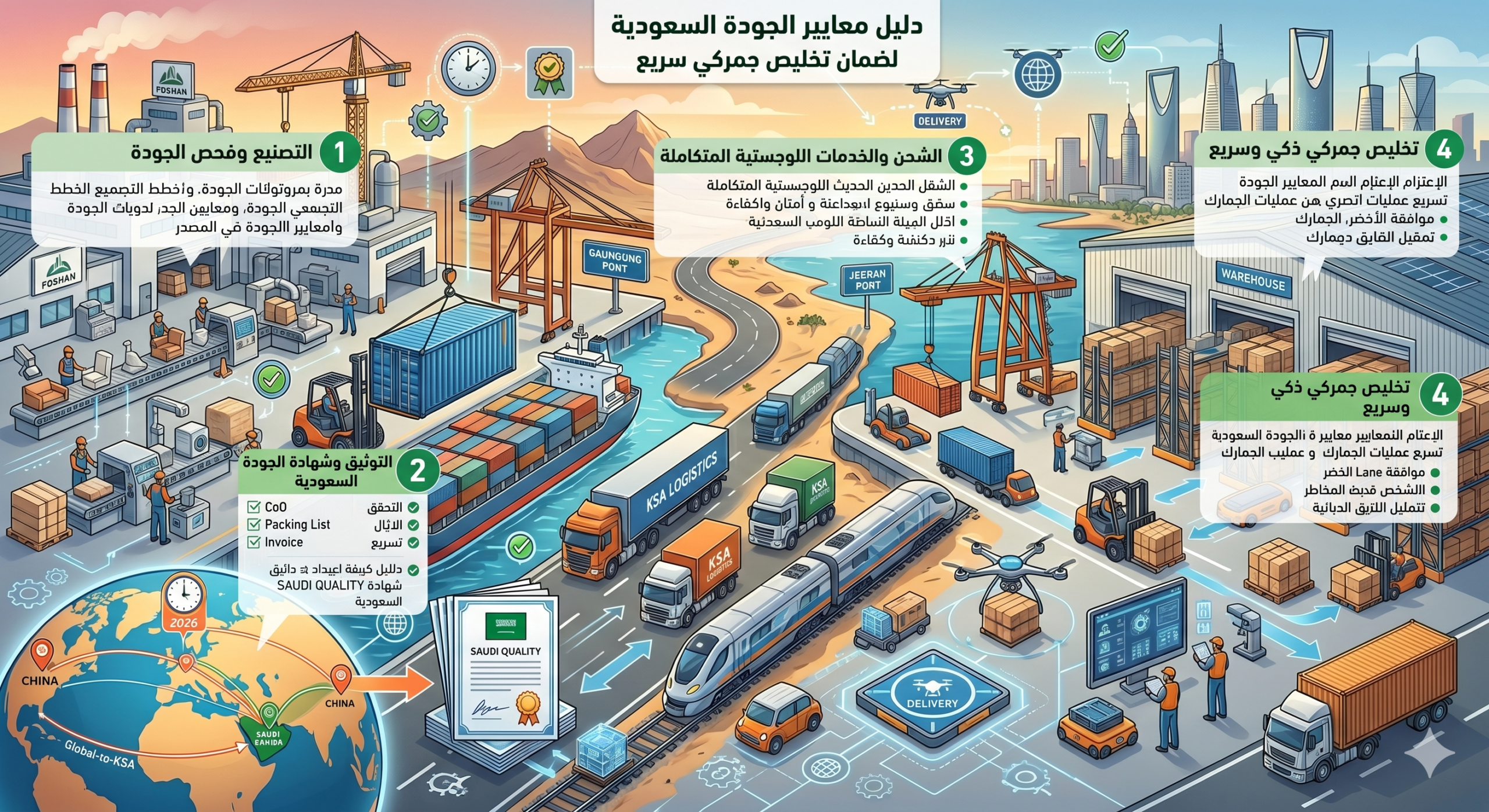 خطوات تجهيز المستندات وفق المعايير السعودية لعام 2026