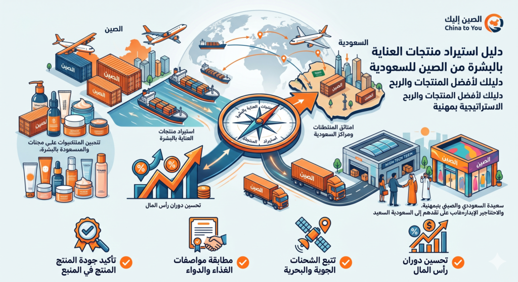 استيراد منتجات العناية بالبشرة