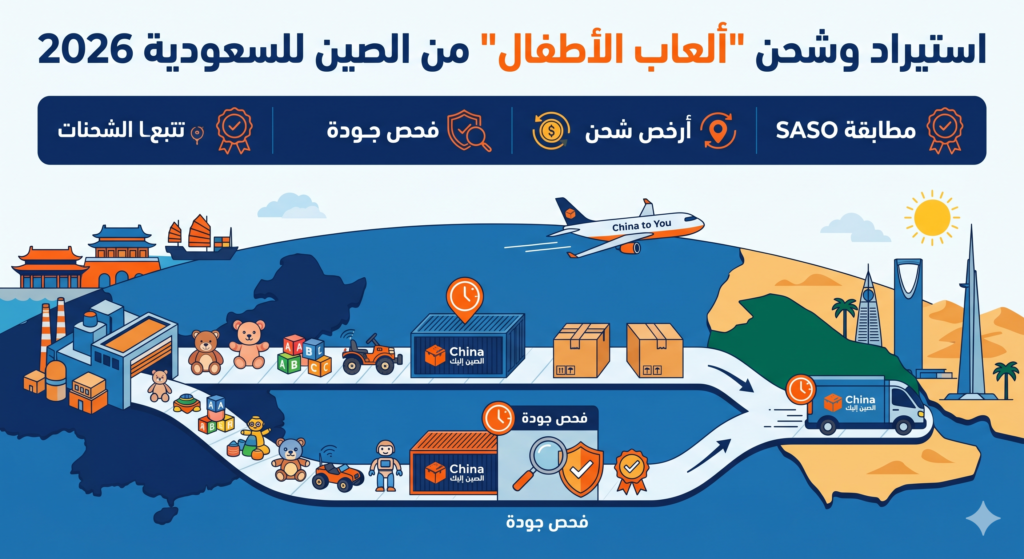 استيراد وشحن ألعاب الأطفال