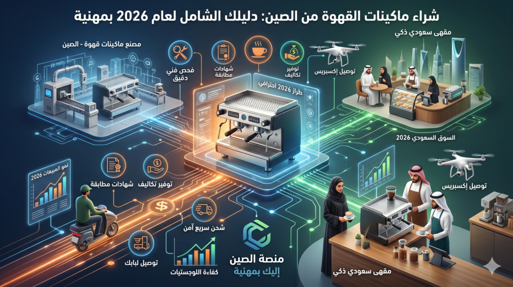 شراء ماكينات القهوة من الصين