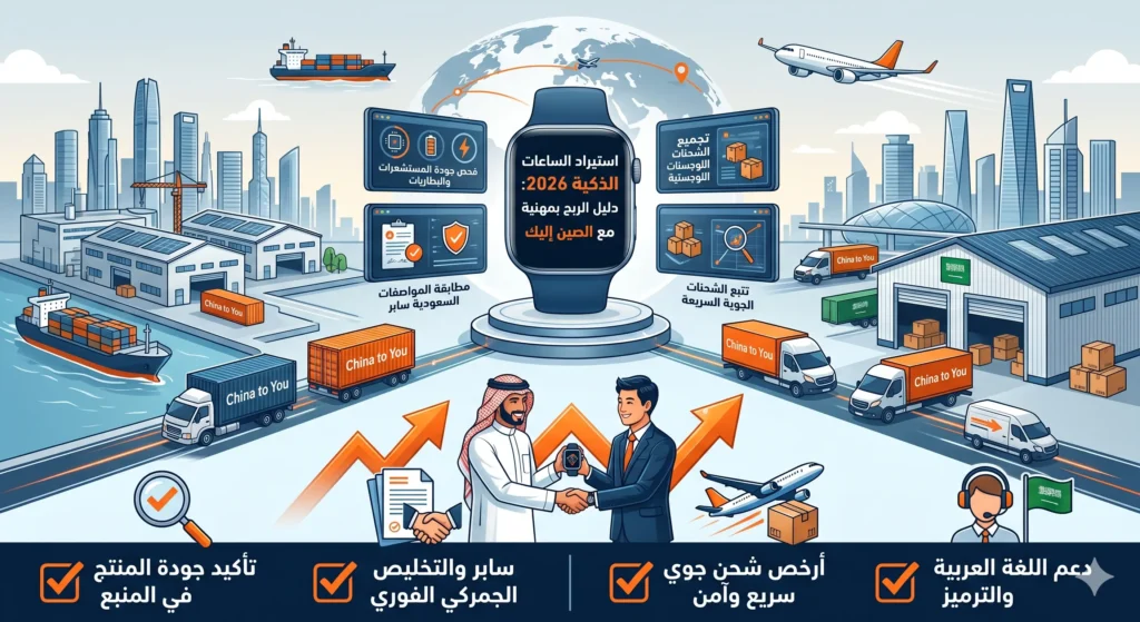 استيراد الساعات الذكية