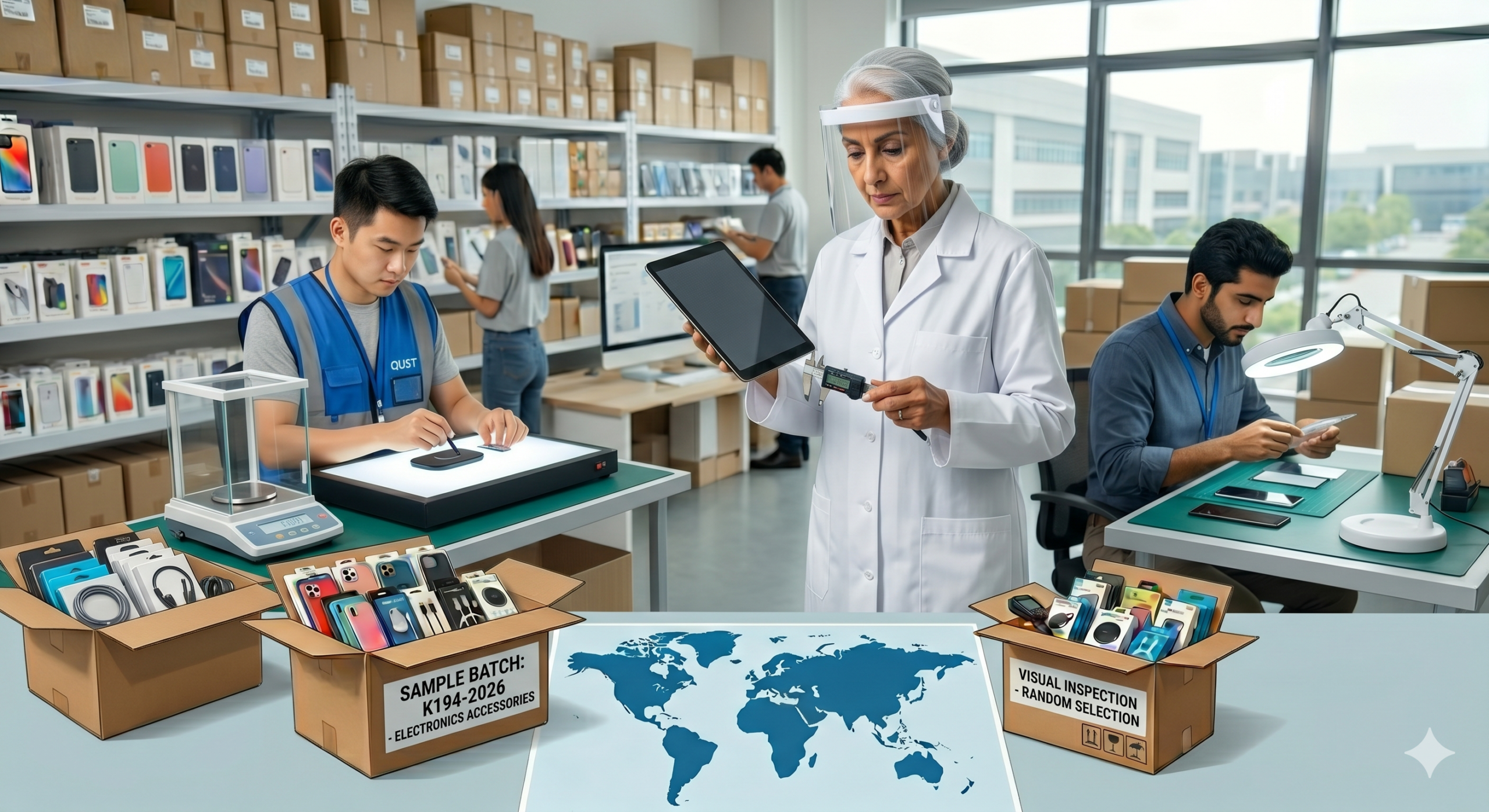خطوات العمل مع شركات فحص جودة البضائع in الصين بذكاء