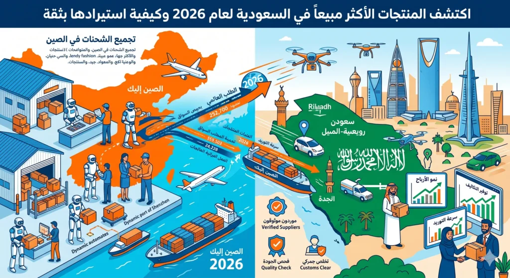 المنتجات الأكثر مبيعاً في السعودية