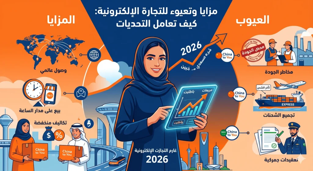مزايا وعيوب التجارة الإلكترونية