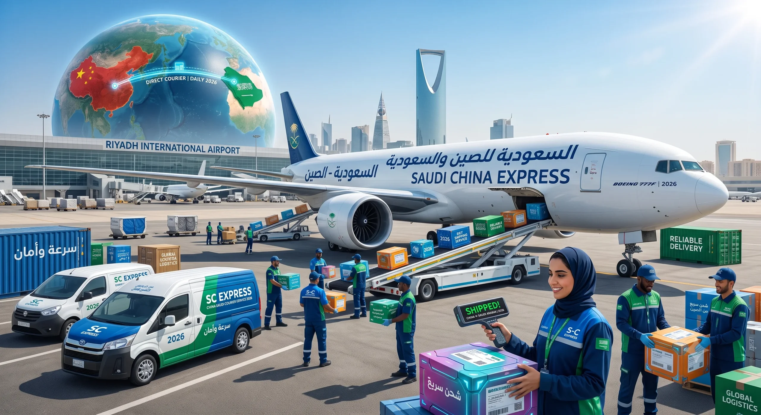 كيف تختار أسرع ناقل دولي لطرودك من الصين إلى المملكة؟
