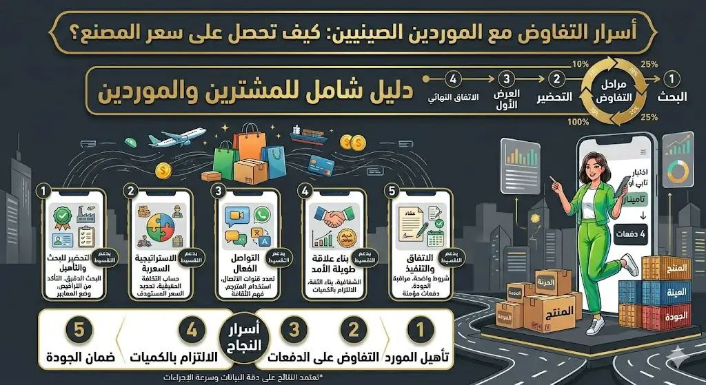 أسرار التفاوض مع الموردين الصينيين: كيف تحصل على سعر المصنع؟