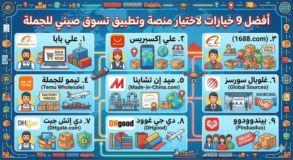 منصة وتطبيق تسوق صيني