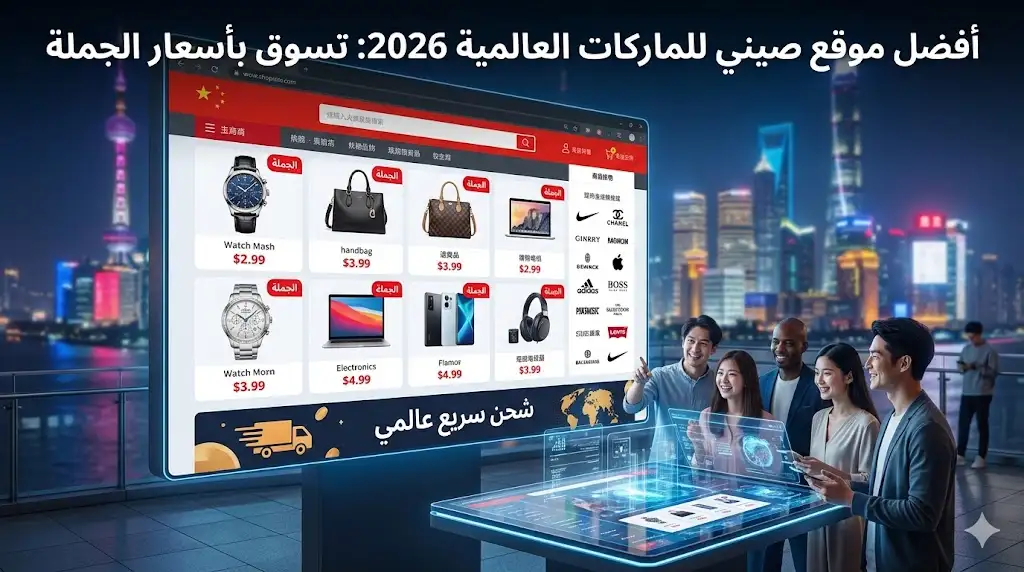 أفضل موقع صيني للماركات العالمية 2026: تسوق بأسعار الجملة