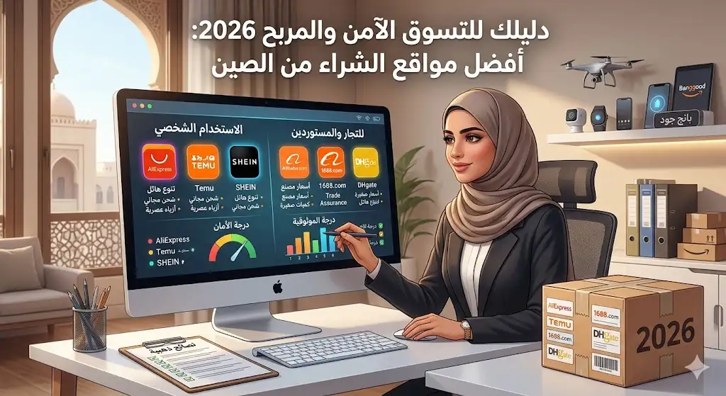 أفضل موقع للشراء من الصين 2026: دليلك للتسوق الآمن والمربح
