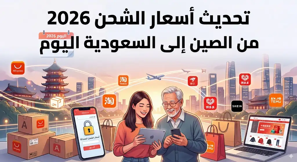 تحديث أسعار الشحن من الصين إلى السعودية اليوم 2026