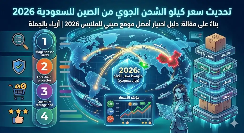 تحديث سعر كيلو الشحن الجوي من الصين للسعودية 2026
