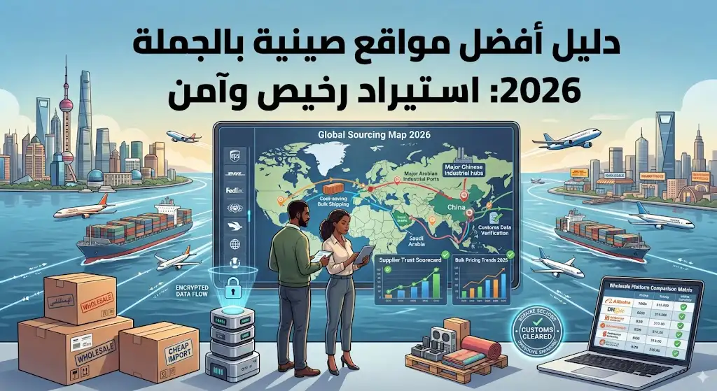 دليل أفضل مواقع صينية بالجملة 2026_ استيراد رخيص وآمن