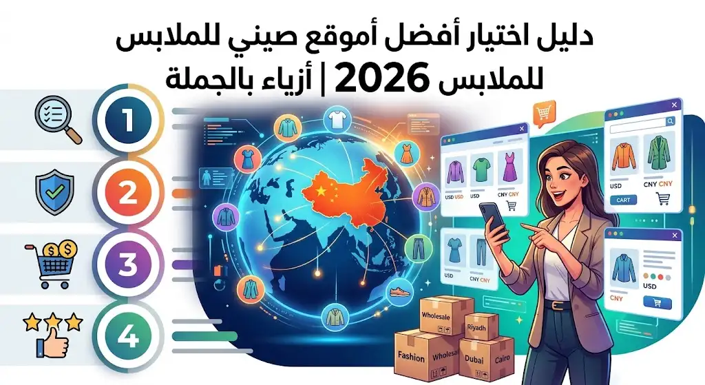 دليل اختيار أفضل موقع صيني للملابس 2026 | أزياء بالجملة
