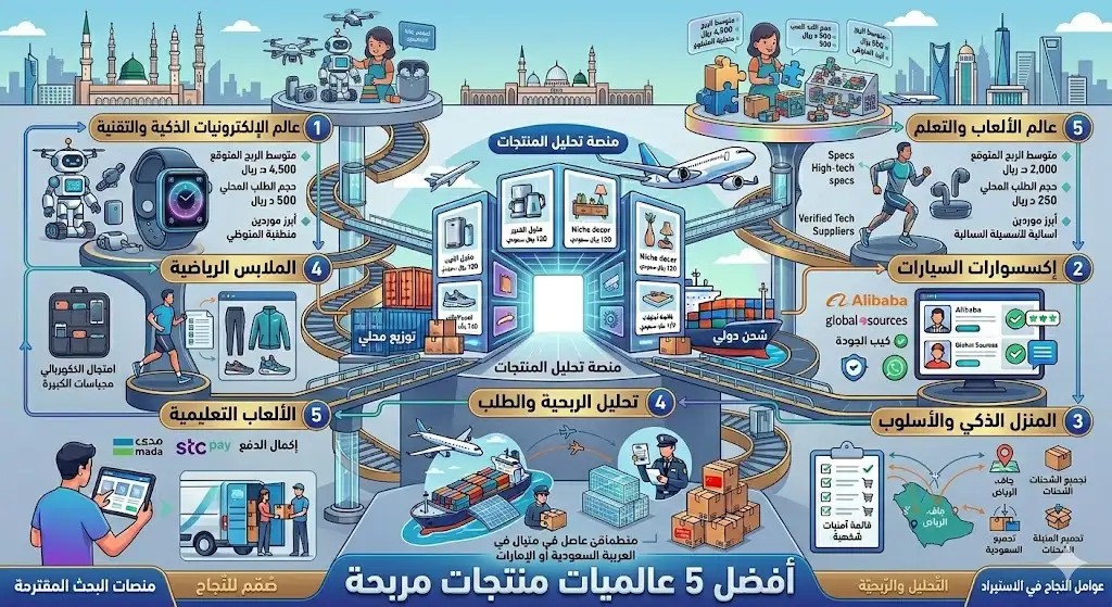 أفضل منتجات صينية مربحة للاستيراد للسعودية