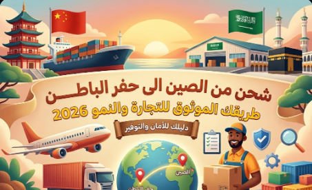 شحن من الصين الى حفر الباطن