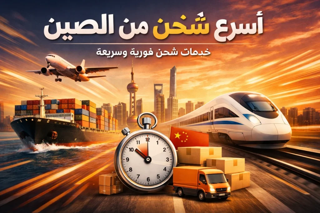 أسرع شحن من الصين