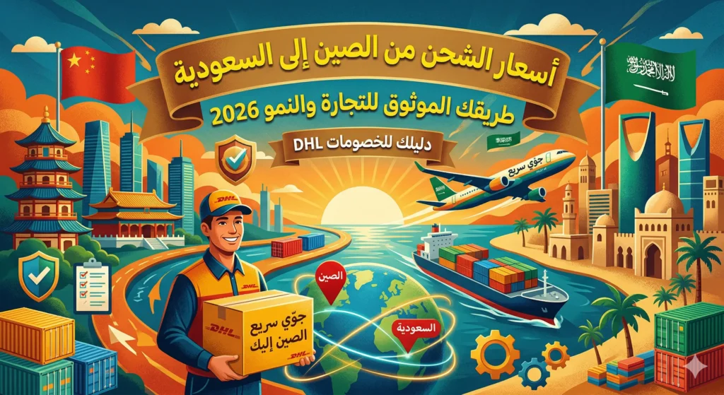 أسعار الشحن من الصين إلى السعودية dhl