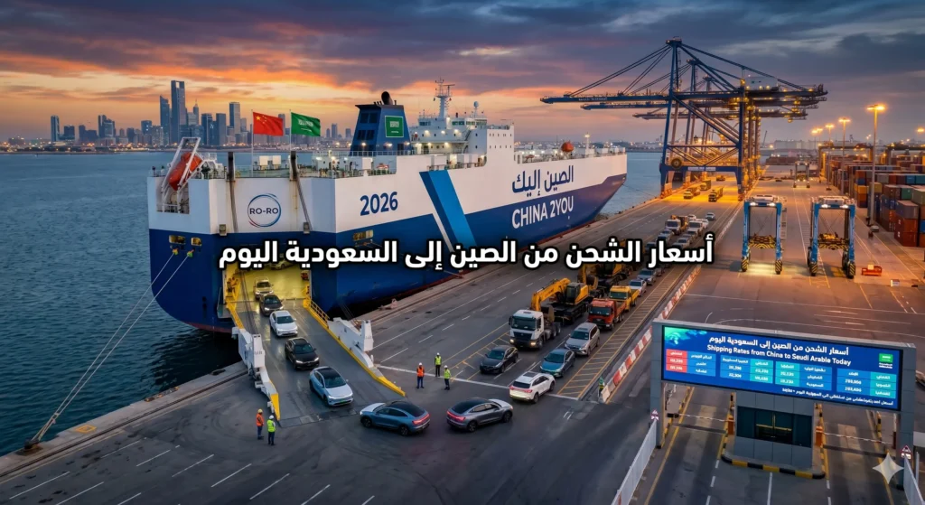 أسعار الشحن من الصين إلى السعودية