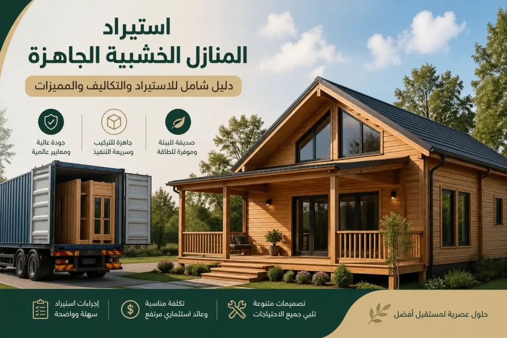 استيراد المنازل الخشبية الجاهزة