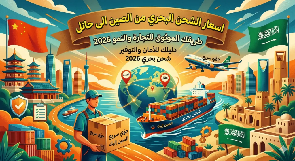 اسعار الشحن البحري من الصين الى حائل