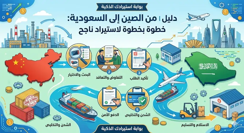 دليل 6 الموردين من الصين إلى السعودية