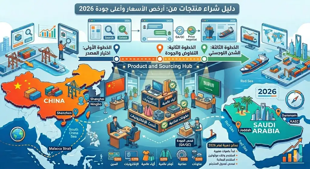 دليل شراء منتجات من الصين بارخص الأسعار وأعلى جودة 2026