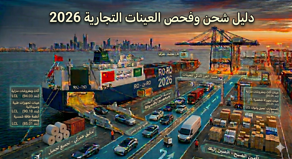 شحن العينات التجارية