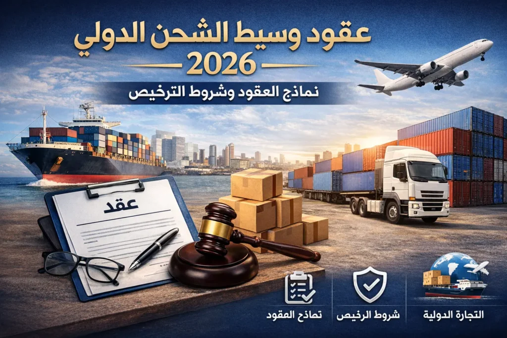 عقود وسيط الشحن الدولي